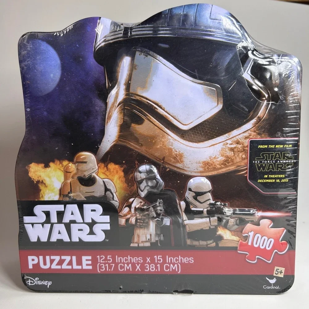Star‎ Wars The Force Awakens 1000 Piece Puzzle Captain Phasma Collector Tin New